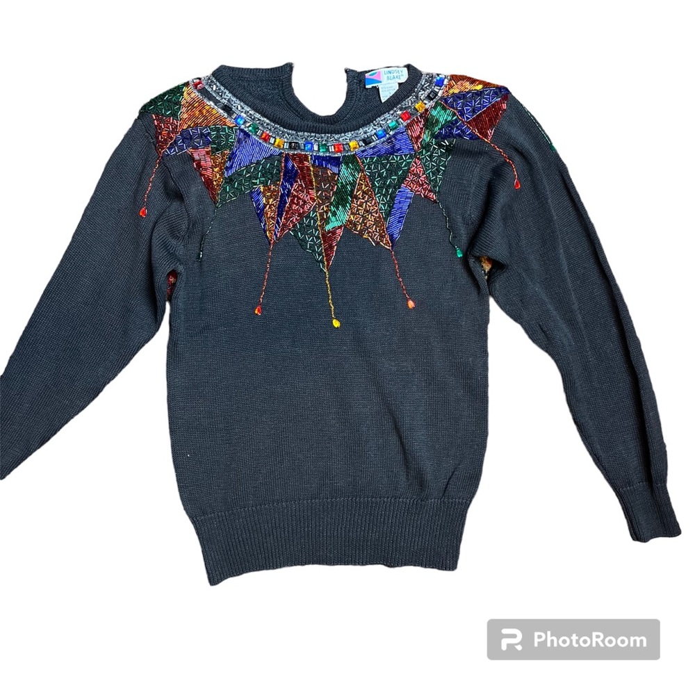 Vintage Beaded Sweater